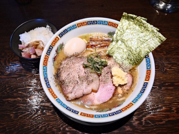 「特製 柳+白ごはん」@中華蕎麦 柳の写真