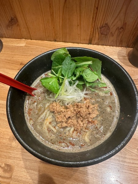 「黒胡麻担々麺」@担々麺 胡麻の写真