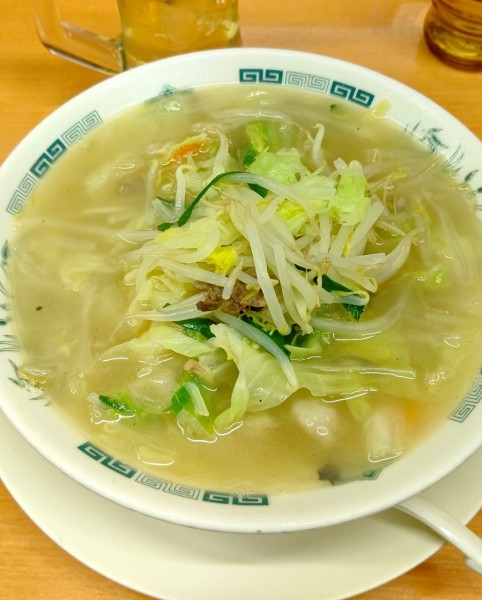 「野菜たっぷりタンメン」@日高屋 神田西口店の写真