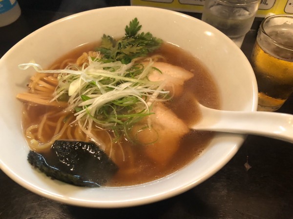 「醤油ラーメン」@三角山五右衛門ラーメン 狸小路店の写真