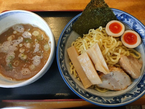 「味玉つけ麺大盛り」@中華そば 華丸の写真