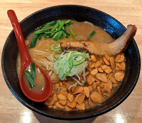 「ニンニク味噌930円」@味噌ラーメンひぐまや 花巻店の写真