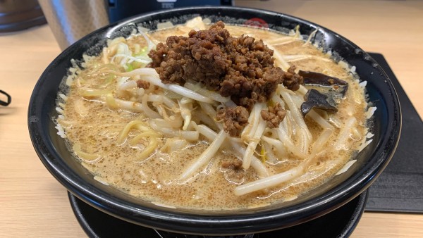 「味噌ラーメン（肉味噌）」@蔵出し醸造味噌ラーメン えんまる 高森店の写真