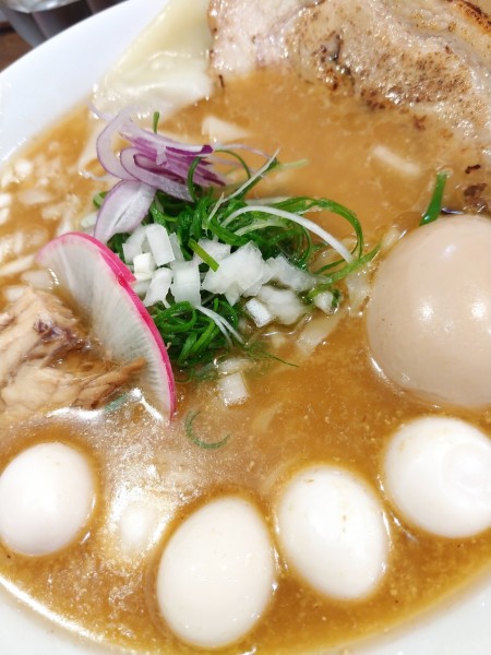 「特製マグロsoba・うずら増し」@Joe-Luck NOODLE'sの写真