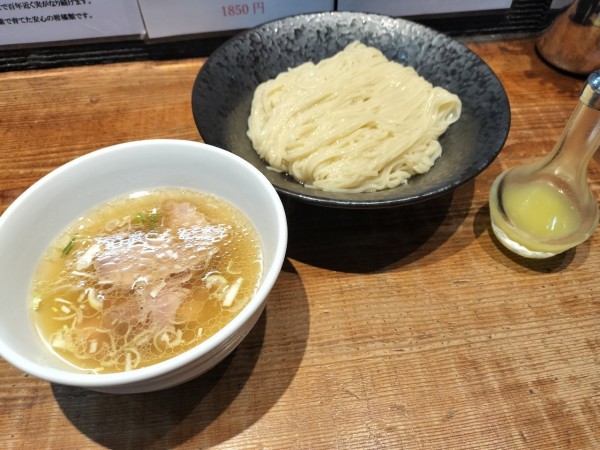 「しおつけ麺　1100円」@町田汁場 しおらーめん 進化の写真