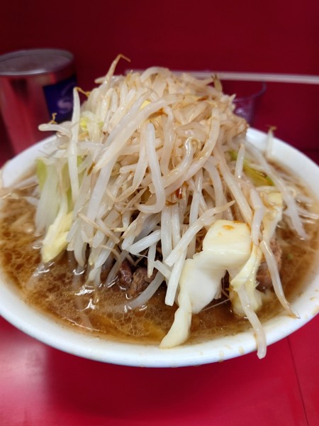 「小ぶたラーメン  野菜  ニンニク   カラメ」@ラーメン二郎 三田本店の写真