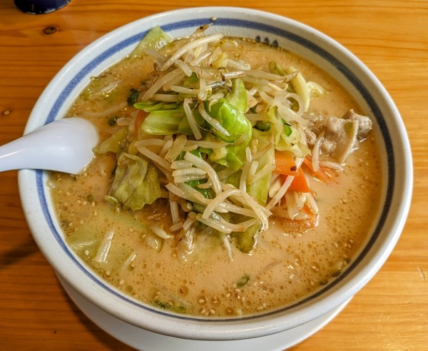 「野菜ラーメン(味噌)」@ラーメン ねぎっこ 下川俣店の写真