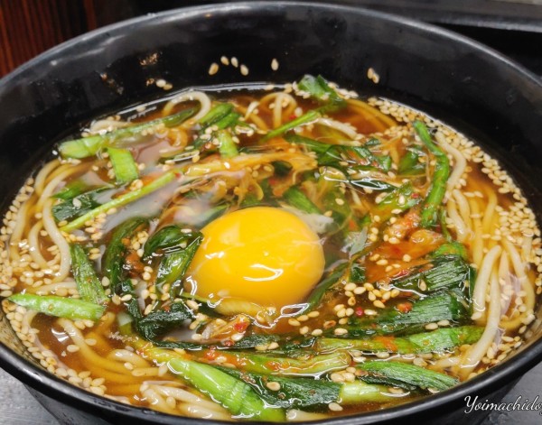 「激辛ニラねぎそば（620円）」@にゅー曳舟そばの写真