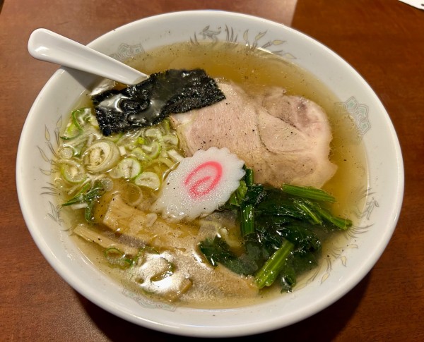 「塩ラーメン(600¥)」@食事処 天華の写真