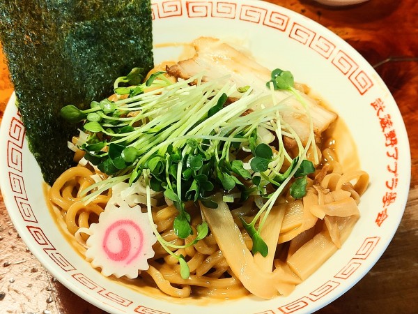 「武蔵野油そば　大盛」@武蔵野アブラ学会 早稲田総本店の写真