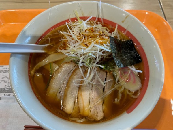 「中華そば　千切りねぎトッピング」@幸楽苑 レイクウォーク岡谷店の写真