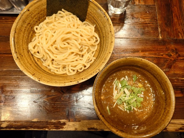 「ベジポタつけ麺(麺少なめ、890円)」@二代目えん寺の写真