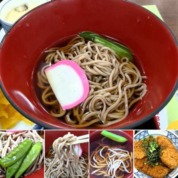 「冷たいそば(セットメニュー)」@浅草聚楽の写真