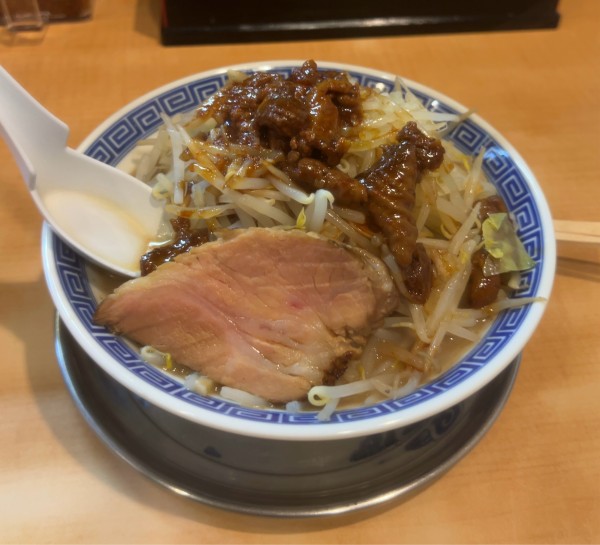 「雷神塩そば 野菜増し 肉は焼かない方」@雷神 角ふじの写真