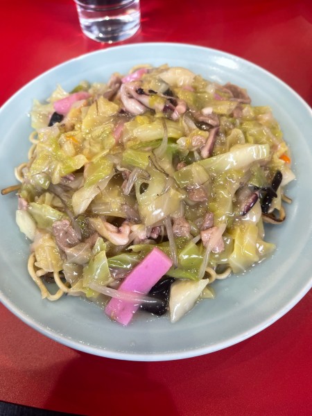 「皿うどんセット(柔)」@長崎飯店 渋谷店の写真