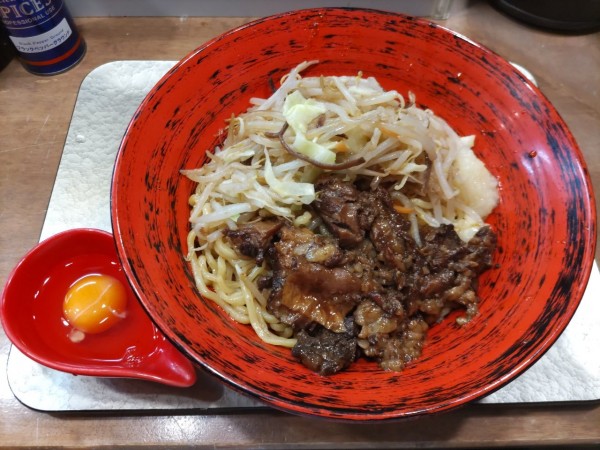 「牛すじぶっかけ」@らーめんしょっぷ 中吉の写真