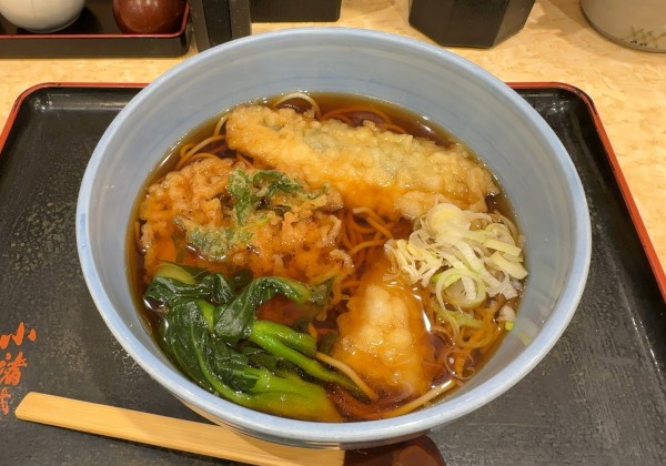 「春盛り天そば(590円)」@小諸そば 東五反田店の写真