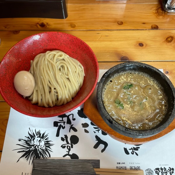「伊勢海老つけ麺+味玉+ローストポーク丼」@活龍 海老蟹専門 甲殻堂の写真