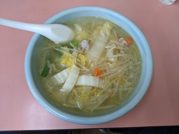 「タンメン：750円」@軽食 中華 下総屋の写真