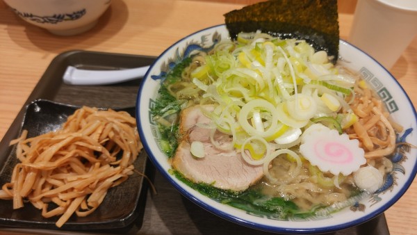 「ニラねぎそば大・メンマ ￥1,140」@舎鈴 アトレ川崎店の写真