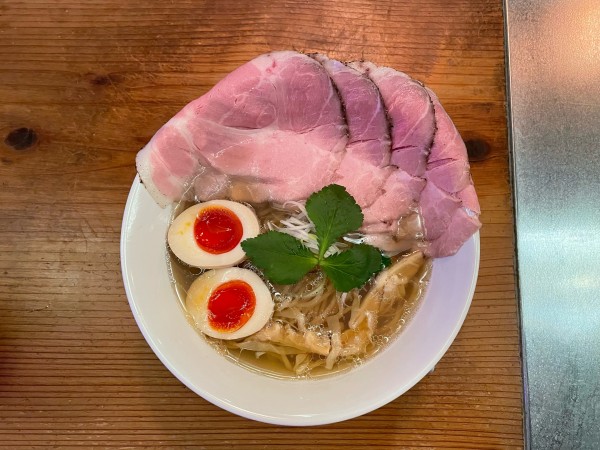 「特製貝そば」@田中の中華そばの写真