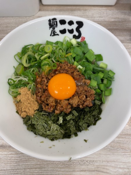 「まぜそば」@麺屋 こころ 八丁堀店の写真