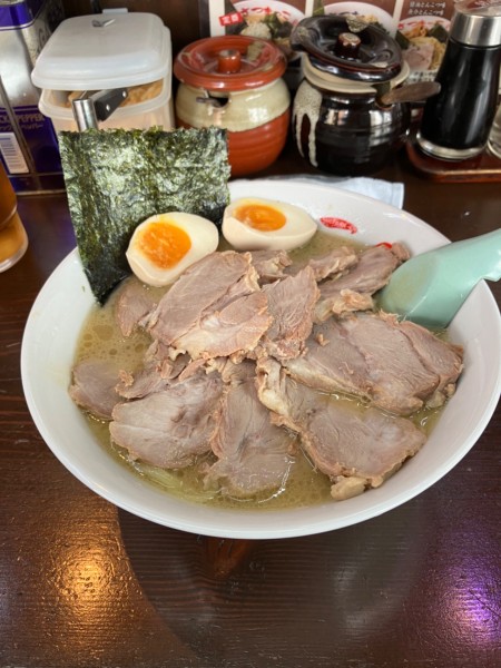 「チャーシュー麺ダブル　ライス」@さつまっこ 平和島店の写真