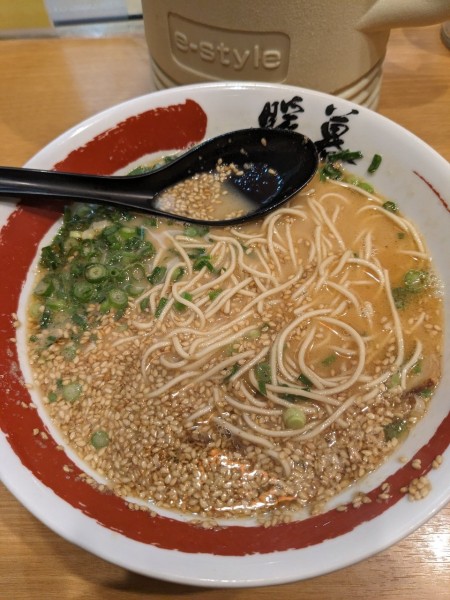 「ねぎごまラーメン」@ラーメン 暖暮 町田店の写真