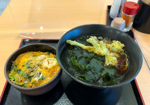 「当店限定メニュー(780円)+わかめ(クーポン)」@ゆで太郎 九段南店の写真