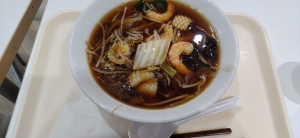 「海鮮三種のあんかけらーめん 690円」@ポッポ 川崎店の写真