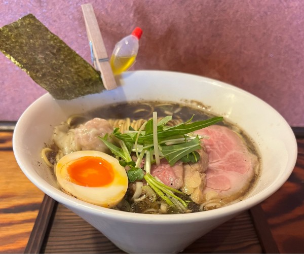 「児玉ブラック2周年スペシャル(1222円)＋大盛り(200円)」@ニダイメ 麺のきんしょうの写真