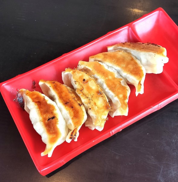 「焼き餃子 350円＋税」@中華食堂わかの写真