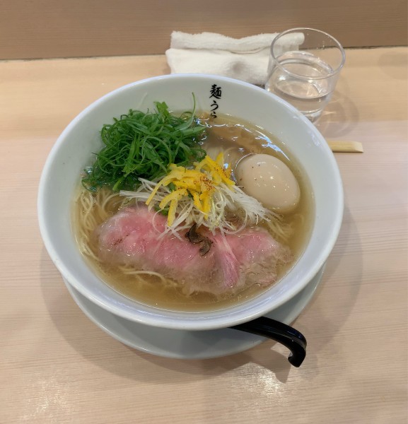 「ゆず塩SOBA 玉子入り＋九条ネギ」@麺うらたの写真