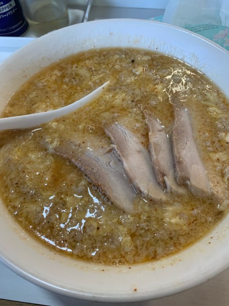 「ガーリック担々麺(ﾁｬｰｼｭｰ)」@中華料理 明華の写真