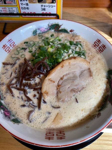 「だるまラーメン」@濃厚豚骨ラーメン だるま一家 府中分店の写真