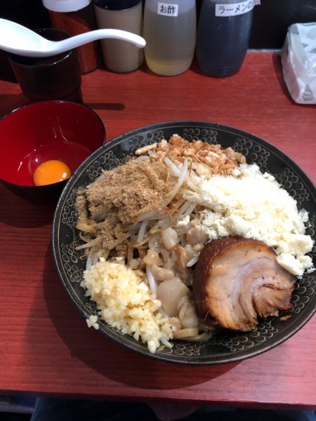 「まぜそば　大盛り」@ラーメン一太豚の写真