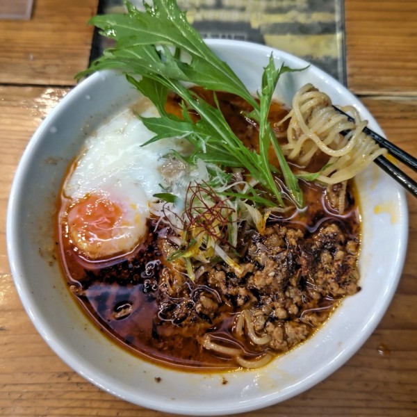 「玄瑛流坦々麺(1400円)3辛(100円)」@麺劇場 玄瑛の写真