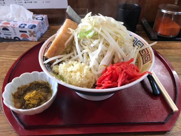 「ミニ 850円＋クーポンカレー脂」@ラーメンめじの写真