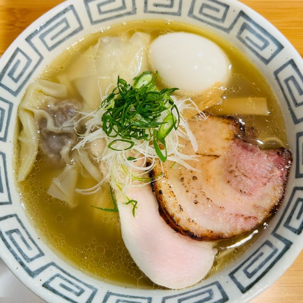 「味玉塩　ワンタン」@RAMEN MEIKIRAの写真