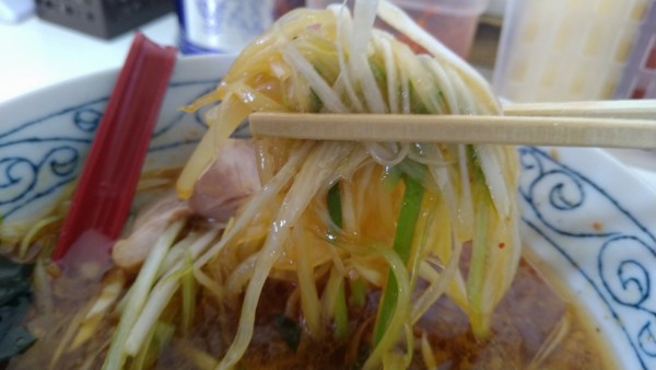 「ネギつけめん中盛」@◯つばき食堂の写真