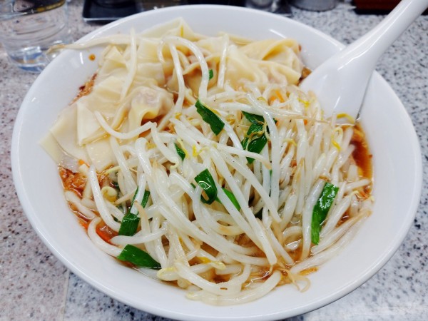 「もやしワンタン麺（1,050円）」@中華麺店 喜楽の写真
