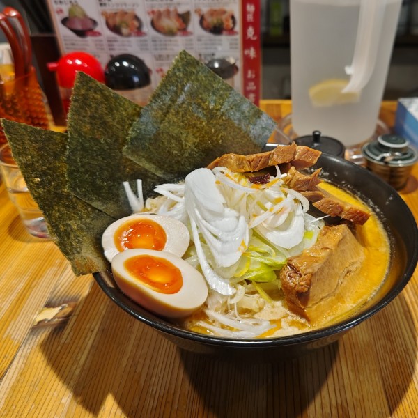 「特製味噌ラーメン＋白ねぎ」@麺匠 克味の写真