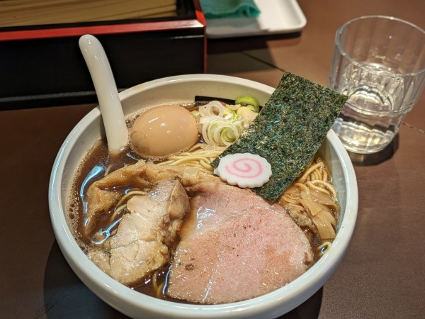 「味玉にぼし蕎麦」@おおぜき中華そば店の写真