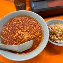 タンタンメン大辛　よだれ鶏丼セット