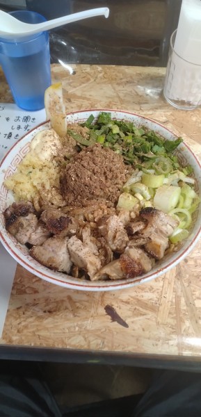 「(限定)台湾塩汁なし」@自家製麺 まさき（非乳化） 2号店の写真