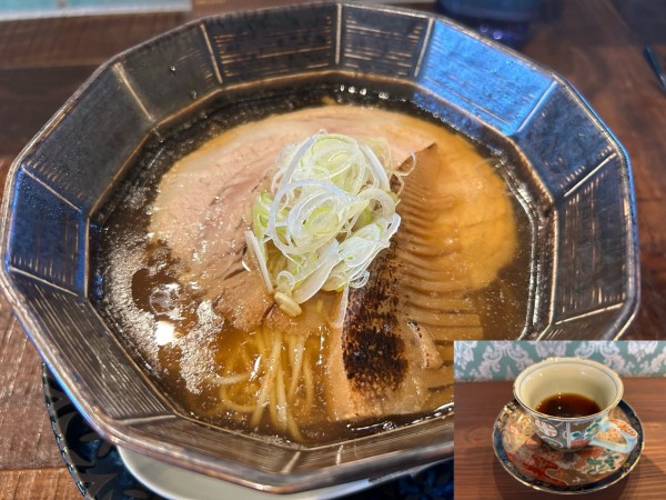 「醤油らぁ麺1000円」@古民家ヌードゥル黒揚羽森住の写真