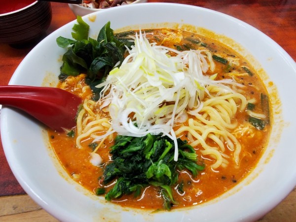 「味噌ドラたんたん麺辛さ上級８５０円」@らーめん ドラごんちの写真