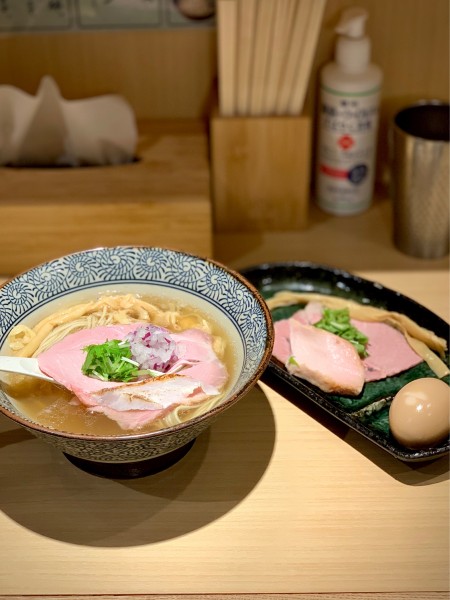 「特製金目鯛塩そば」@中華そば 導の写真