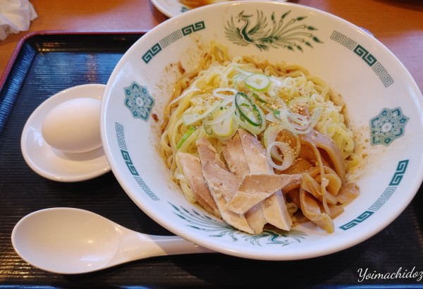 「汁なしラーメン（油そば：600円）」@日高屋 鴻巣下忍店の写真