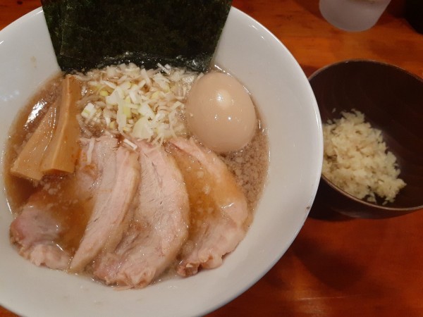 「特製ラーメン＋ショウガ」@拉麺 あさがおの写真